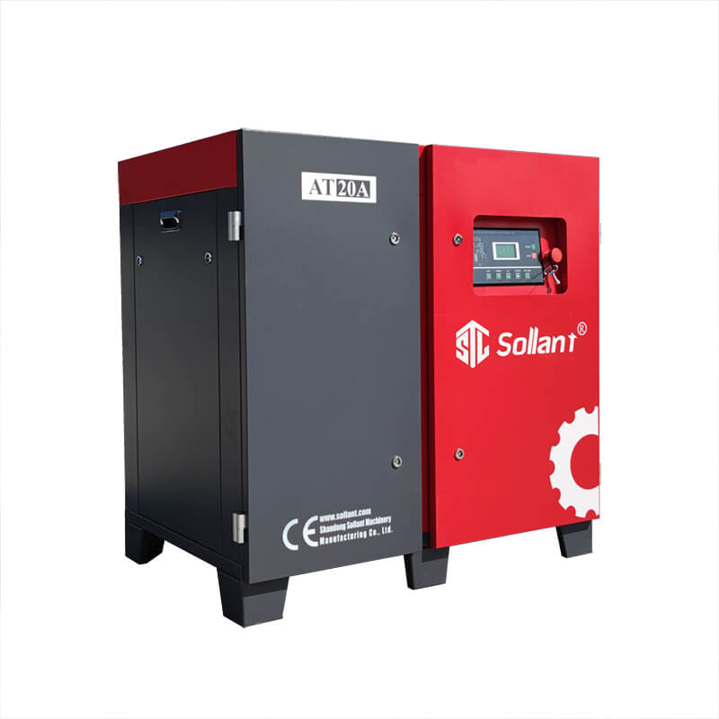 15kw variable speed rotary screw air compressor -Sollant machinery