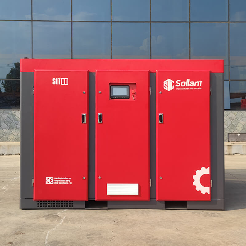 90Kw Screw Air Compressor Industrial Air Compressors SOLLANT Compressor Sollant Machinery Professional Air Compressor Manufacturer