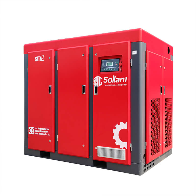 Sollant 75KW Screw Air Compressor Air Compressor Suppliers Sollant Machinery Sollant Air Compressor Professional Air Compressor Manufacturer