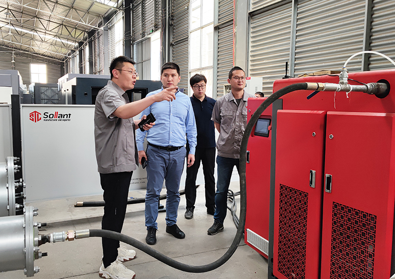 sollant screw air compressor