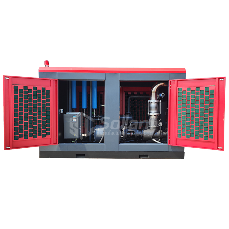 permanent magnet screw compressor