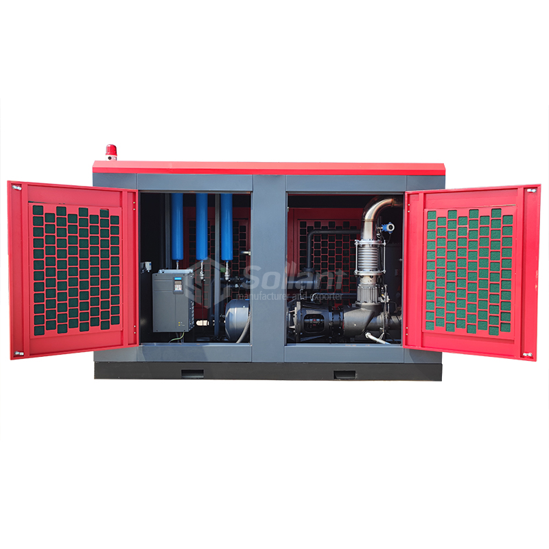 single phase rotary screw compressor