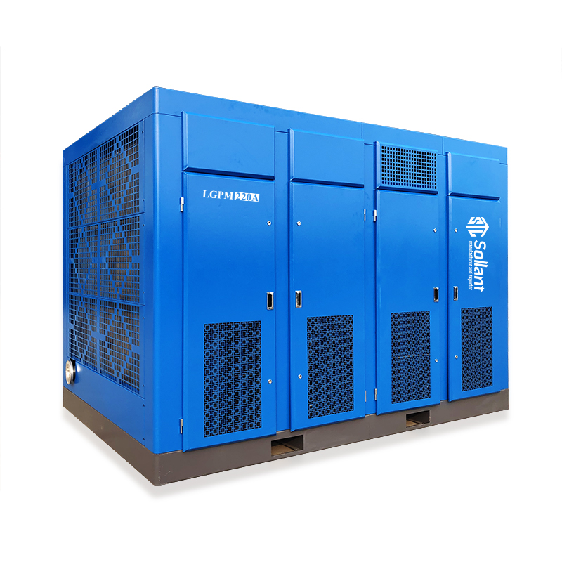 160KW Fixed Speed Air Compressor Screw Air Compressor Manufacturers Air Compressor Suppliers Air Compressor Factory Direct Wholesale Sollant Machinery