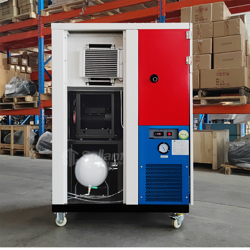 oil free water injected air compressor