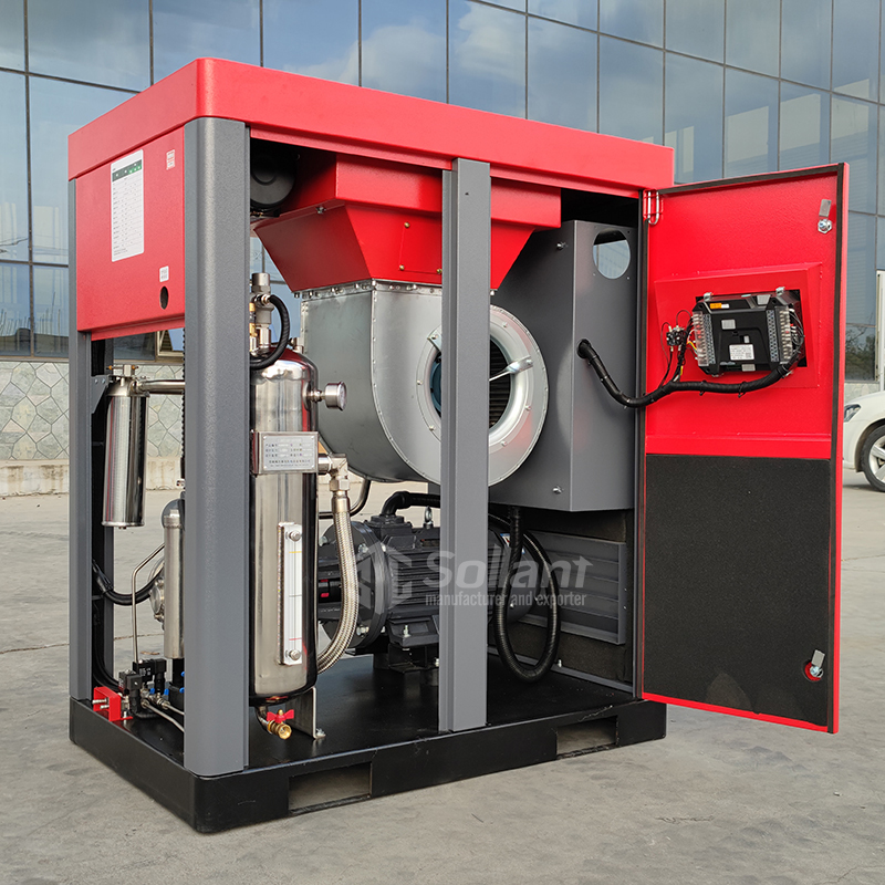 OilfreeaircompressorOil free water injected air compressorOilfreeaircompressoroil free compressorScrewAirCompressor Air Compressors supplier SOLLANTCompressor 