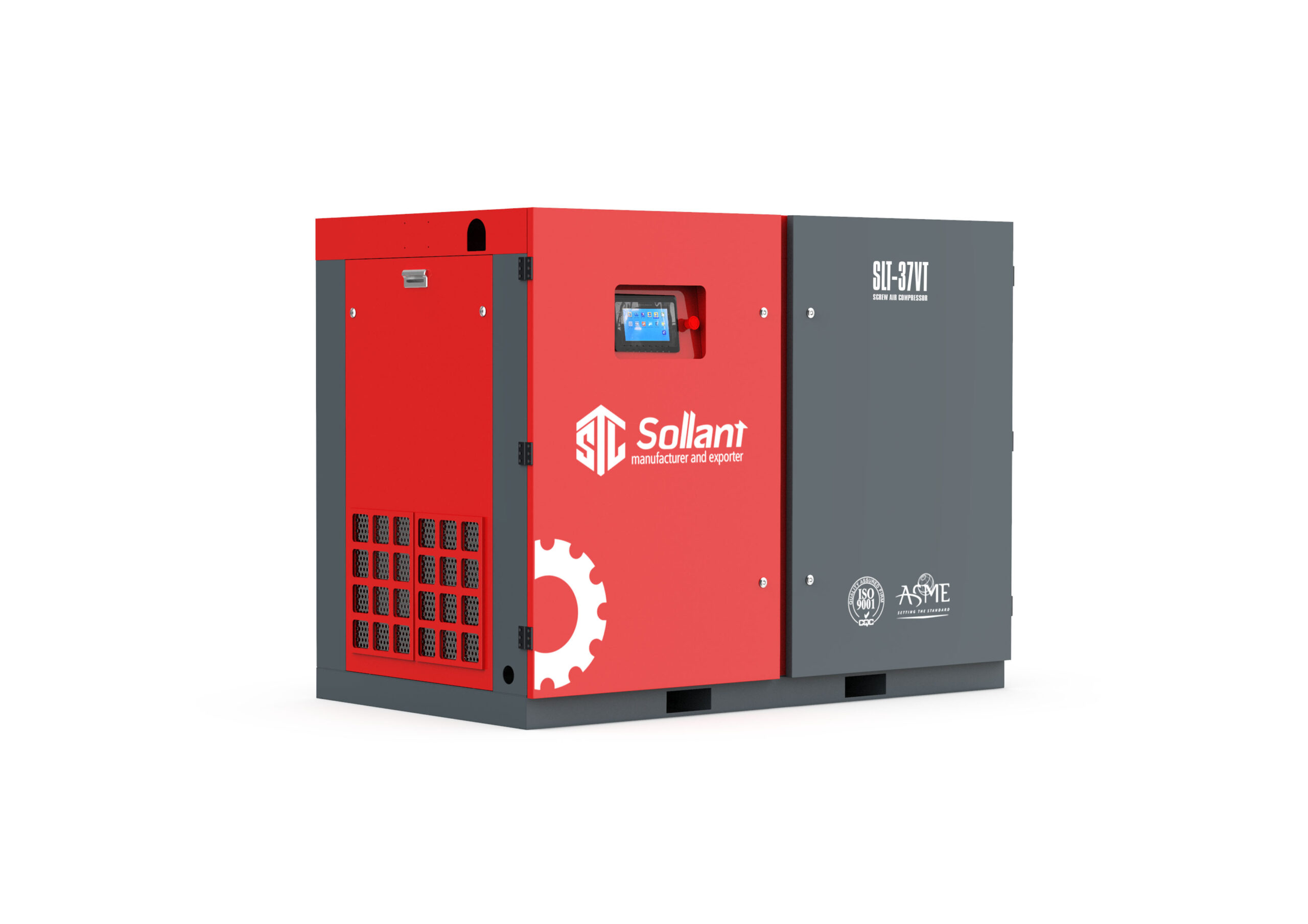 sollant centrifugal fan vertical two-stage compression air compressor