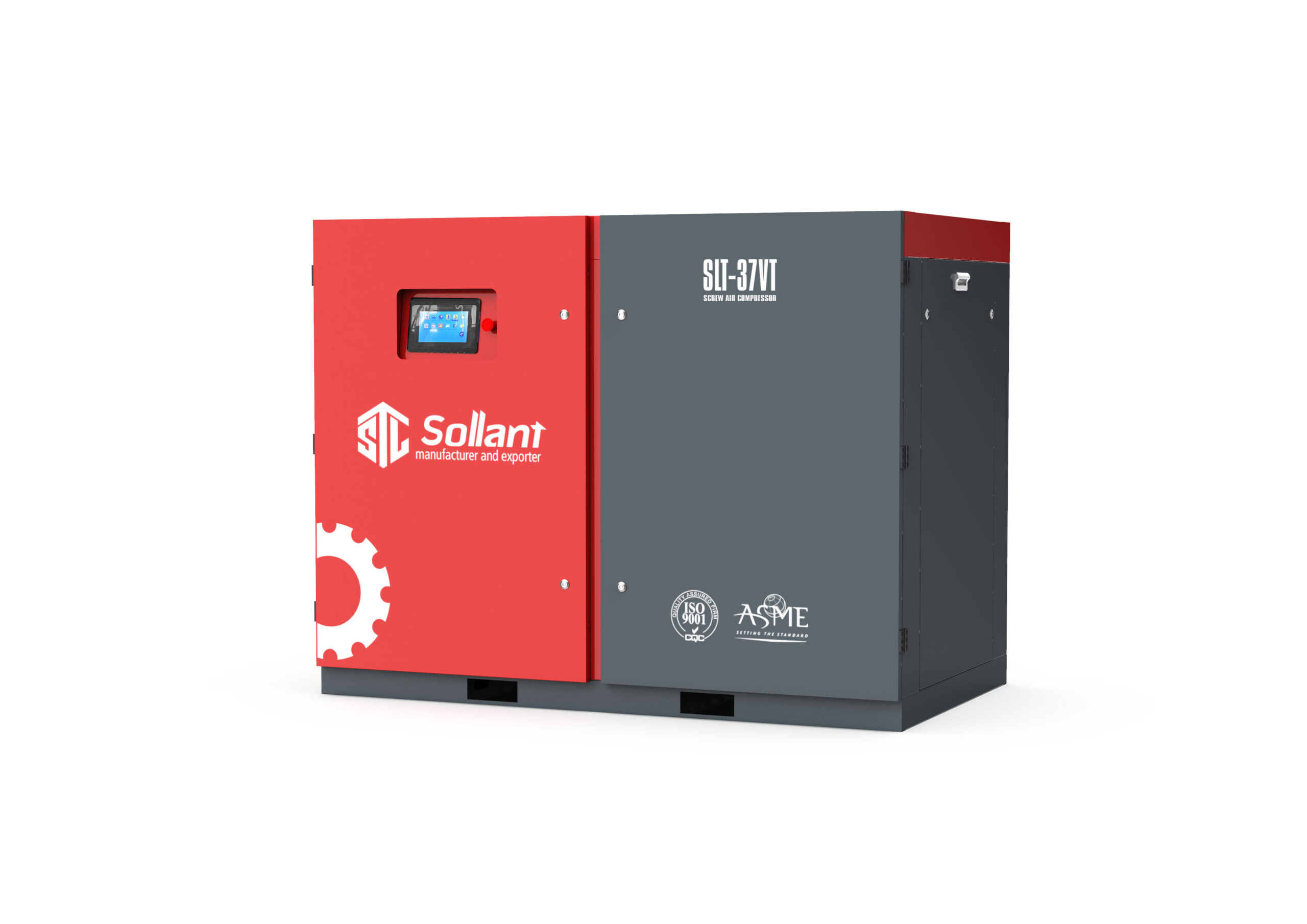 sollant centrifugal fan vertical two-stage compression air compressor