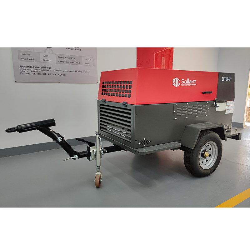 Diesel screw air compressor 